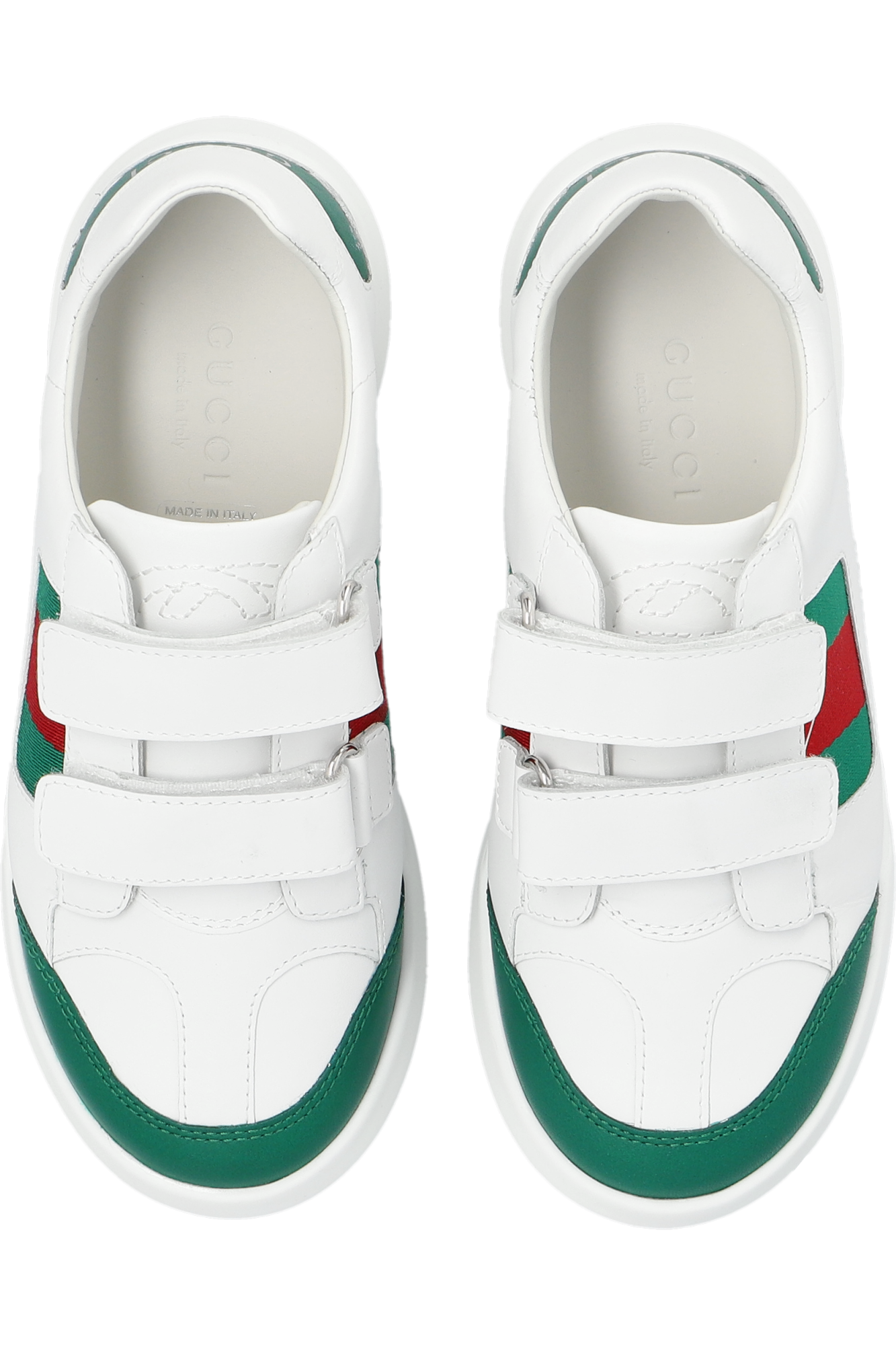 White Sneakers with logo Gucci Kids Vitkac Canada